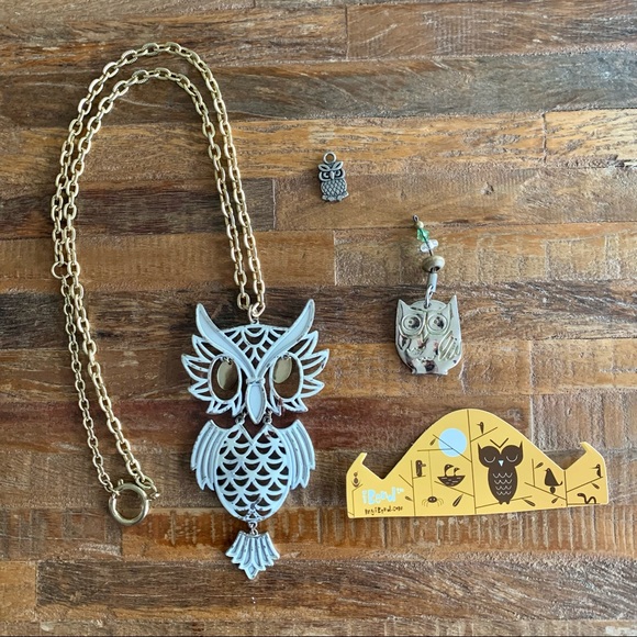 iBend Jewelry - 🦉Owl Bundle: Necklace, Charms and Phone Stand